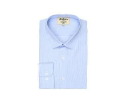 Chemise Blanche à Rayures Bleues - ANSELME 12 Chemise Blanche à Rayures Bleues - ANSELME -Boutique Pop Mey Edlich 0122200a anselme bleu et blanc 1