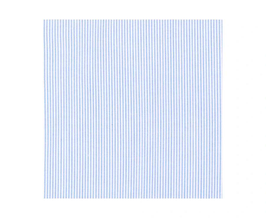 Chemise Blanche à Rayures Bleues - ANSELME 9 Chemise Blanche à Rayures Bleues - ANSELME – Image 7