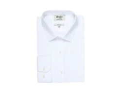 Chemise Oxford Coton Blanc - EVRARD -Boutique Pop Mey Edlich 01224004 evrard blanc 1