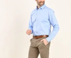 Chemise Oxford Coton Bleu Ciel - EVRARD 10 Chemise Oxford Coton Bleu Ciel - EVRARD -Boutique Pop Mey Edlich 01224007 evrard bleu ciel 4