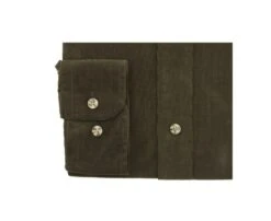 Chemise En Velours Kaki - WAYNE -Boutique Pop Mey Edlich 0123100p wayne kaki 6