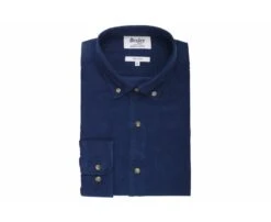 Chemise En Velours Indigo - WAYNE -Boutique Pop Mey Edlich 0123106d wayne indigo 4 bis