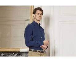 Chemise En Velours Indigo - WAYNE -Boutique Pop Mey Edlich 0123106d wayne indigo 3bis