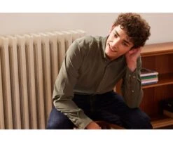 Chemise En Velours Vert Tilleul - WAYNE 11 Chemise En Velours Vert Tilleul - WAYNE -Boutique Pop Mey Edlich 012310cq wayne vert tilleul 3