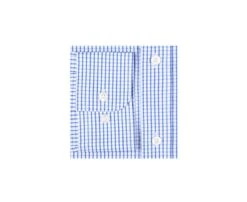 Chemise Coton Blanche à Carreaux Bleus - Poche - SCOTT 14 Chemise Coton Blanche à Carreaux Bleus - Poche - SCOTT -Boutique Pop Mey Edlich 0123400a scott bleu et blanc 6