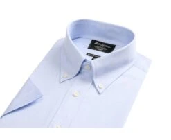 Chemise Coton Bleu Pâle - Col Américain - PATRICK MC -Boutique Pop Mey Edlich 01269004 patrick mc blanc 2