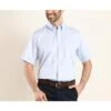 Chemise Coton Bleu Pâle - Col Américain - PATRICK MC 1 Chemise Coton Bleu Pâle - Col Américain - PATRICK MC -Boutique Pop Mey Edlich 01269004 patrick mc blanc 2 1