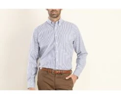 Chemise Rayée Bleu Océan Et Blanc - KELLEN