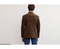 Blazer Homme Velours Côtelé Lavé Taupe Foncé - LÉONTILDE 9 Blazer Homme Velours Côtelé Lavé Taupe Foncé - LÉONTILDE -Boutique Pop Mey Edlich 0130003x blazer leontilde taupe fonce 3