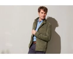 Veste En Cuir Daim Vert Tilleul - FAUSTIN -Boutique Pop Mey Edlich 013010b6 faustin vert tilleuil 3 1