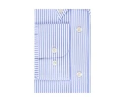 Chemise Blanche à Rayures Bleues - GEOFFROY 14 Chemise Blanche à Rayures Bleues - GEOFFROY -Boutique Pop Mey Edlich 0132705i geoffroy blanc et bleu 7 1