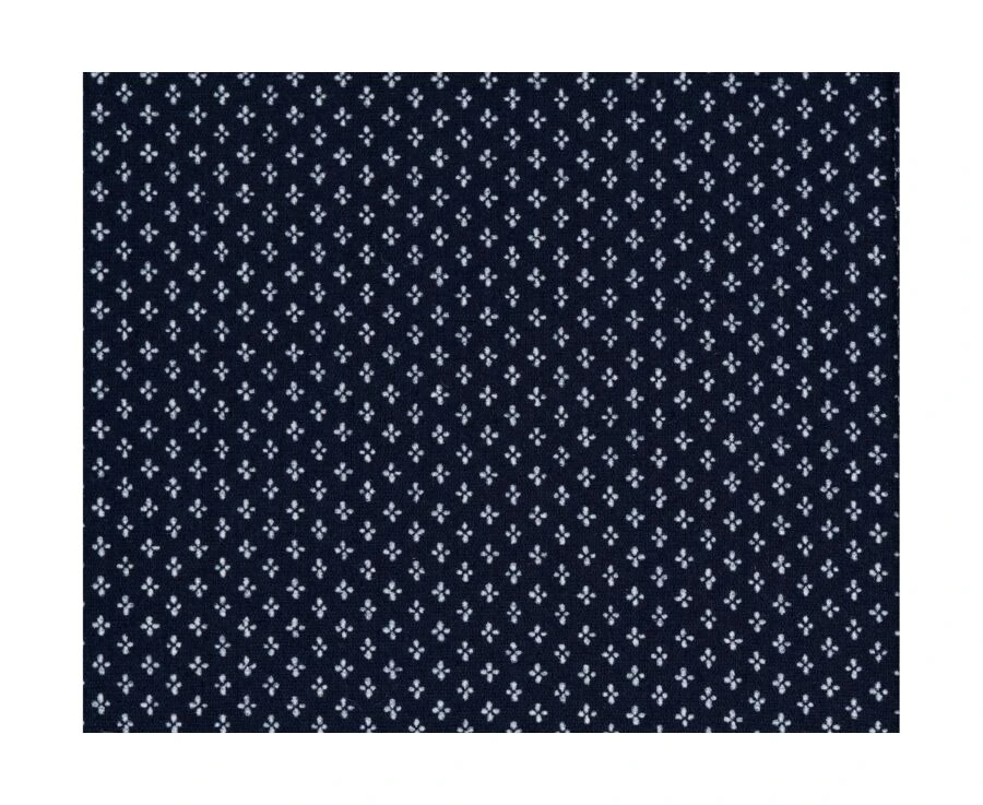 Chemise Coton Imprimée Navy Motif Beige - Poche Poitrine - ALBÉRIC 9 Chemise Coton Imprimée Navy Motif Beige - Poche Poitrine - ALBÉRIC – Image 7