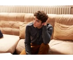 Chemise Flanelle Anthracite Chiné - Poche Poitrine - ALEXANDER -Boutique Pop Mey Edlich 013330br alexander anthracite chine 3