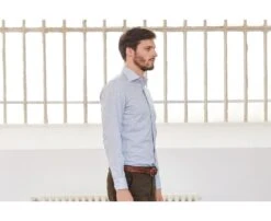 Chemise Blanche à Petits Carreaux Vert Foncé - SALVATORE 11 Chemise Blanche à Petits Carreaux Vert Foncé - SALVATORE -Boutique Pop Mey Edlich 013360by salvatore blanc et vert fonce 3