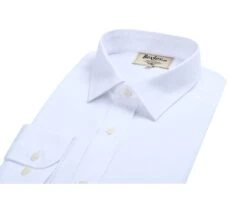 Chemise Blanche En Coton - Col Français - NORBERTIN -Boutique Pop Mey Edlich 01337004 norbertin blanc 5
