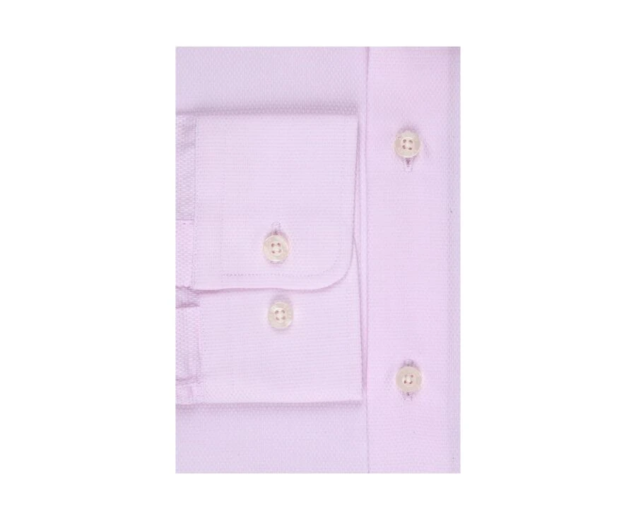 Chemise Oxford Rose - Col Italien - ERNESTO 8 Chemise Oxford Rose - Col Italien - ERNESTO – Image 6