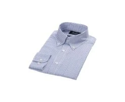 Chemise Blanche à Rayures Bleues Océan Et Poche Poitrine - BRODERICK -Boutique Pop Mey Edlich 01343064 broderick blanc et bleu ocean 5