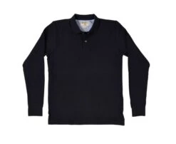 Polo Manches Longues Homme Noir - ANDY II ML -Boutique Pop Mey Edlich 01365010 andyii ml noir 4 1