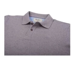 Polo Manches Longues Homme Taupe Chiné - ANDY II ML -Boutique Pop Mey Edlich 0136501p andyii ml taupe chine 5