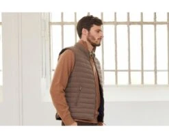 Doudoune Sans Manches Homme Marron Clair - NIELS II 11 Doudoune Sans Manches Homme Marron Clair - NIELS II -Boutique Pop Mey Edlich 013680dn niels ii marron clair 3