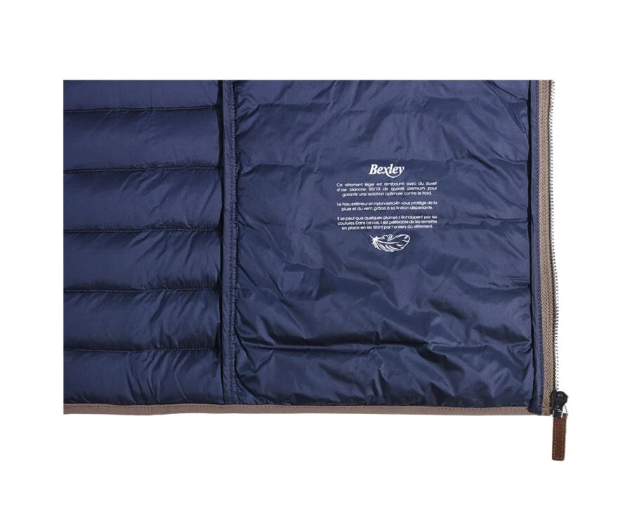 Doudoune Sans Manches Homme Marron Clair - NIELS II 7 Doudoune Sans Manches Homme Marron Clair - NIELS II – Image 6