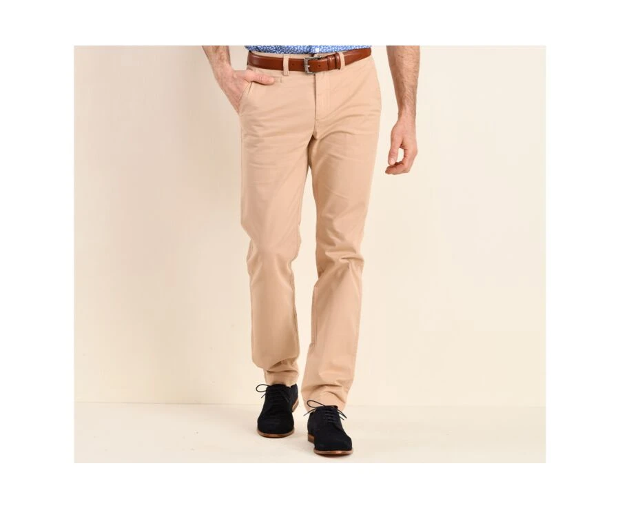 Pantalon Chino Homme Beige Foncé - JERRY II 3 Pantalon Chino Homme Beige Foncé - JERRY II