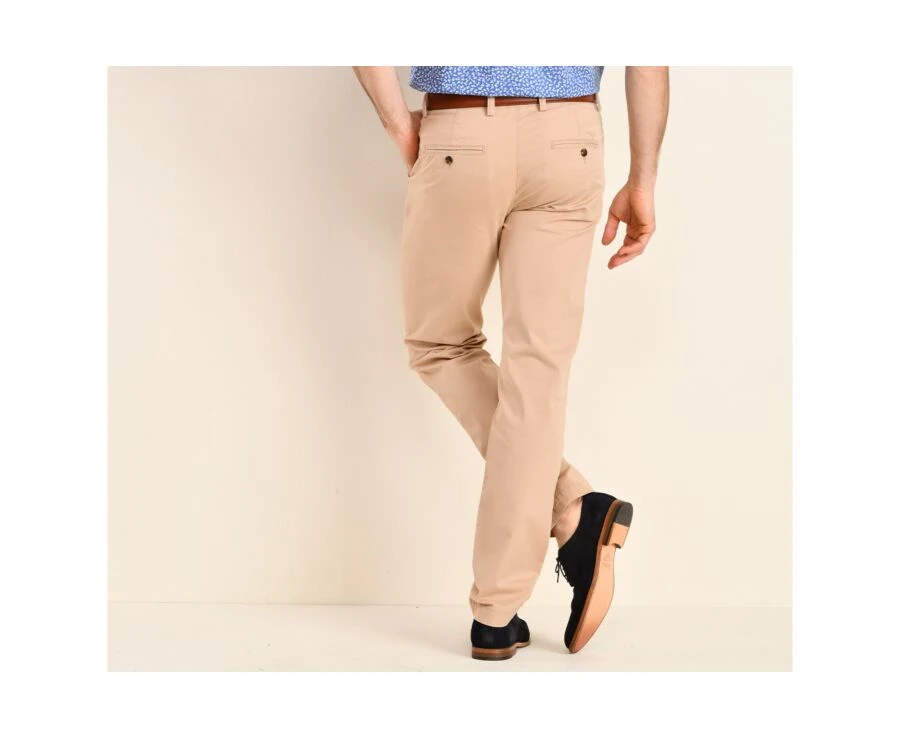 Pantalon Chino Homme Beige Foncé - JERRY II 5 Pantalon Chino Homme Beige Foncé - JERRY II – Image 3