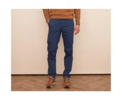 Pantalon Chino Homme Navy Denim - JERRY II
