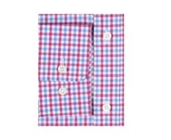 Chemise Coton Blanc à Carreaux Roses, Bleus Et Blancs - RUGGERO -Boutique Pop Mey Edlich 013990a5 ruggero rose bleu et blanc 6