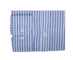 Chemise Coton Lin Bleu Océan Et Blanc - ELIBERT 14 Chemise Coton Lin Bleu Océan Et Blanc - ELIBERT -Boutique Pop Mey Edlich 0140000f elibert bleu ocean et blanc 6