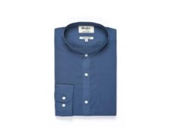 Chemise Coton Lin Indigo Unie - ELIBERT 12 Chemise Coton Lin Indigo Unie - ELIBERT -Boutique Pop Mey Edlich 0140006d elibert indigo 1