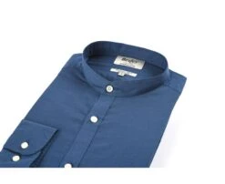 Chemise Coton Lin Indigo Unie - ELIBERT 13 Chemise Coton Lin Indigo Unie - ELIBERT -Boutique Pop Mey Edlich 0140006d elibert indigo 2