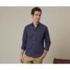 Chemise Coton Lin Marine - SILBERT 1 Chemise Coton Lin Marine - SILBERT -Boutique Pop Mey Edlich 0140100u silbert marine 1 1