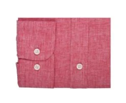 Chemise Coton Lin Chambray Rouge - SILBERT -Boutique Pop Mey Edlich 014010cu silbert chambray rouge 6