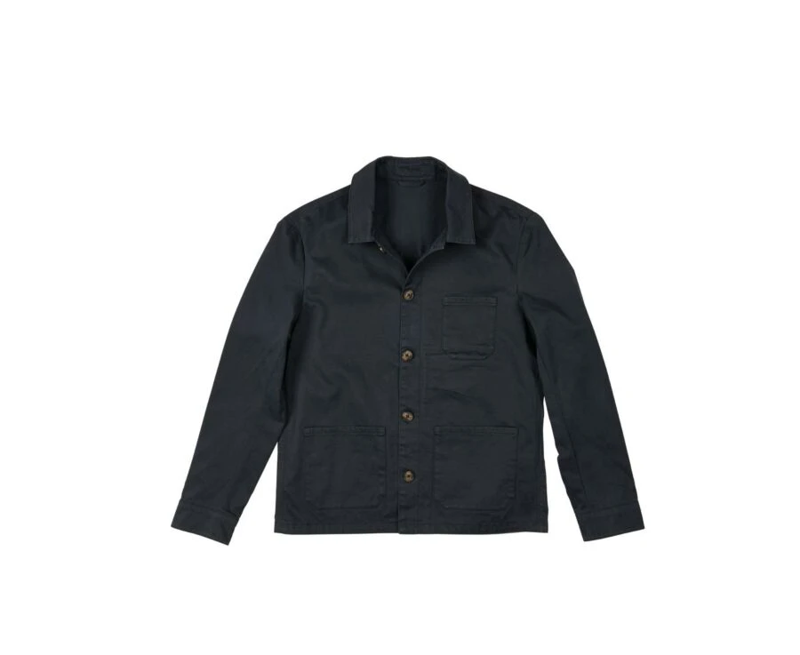 Veste Coton Homme Navy - FÉLICIEN 6 Veste Coton Homme Navy - FÉLICIEN – Image 4