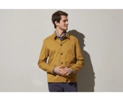 Veste Coton Homme Caramel - FÉLICIEN