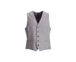 Gilet De Costume Homme Taupe Chiné - LAZARE -Boutique Pop Mey Edlich 0142301p gilet lazare taupe chine 4