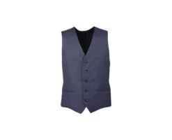 Gilet De Costume Homme Bleu Chiné - LAZARE -Boutique Pop Mey Edlich 0142301s gilet lazare bleu chine 11