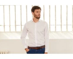 Chemise Blanche Coton Twill - CAUBERT