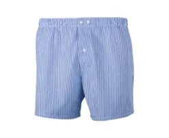 Boîte De 2 Caleçons Homme Uni Bleu/ Rayé Bleu Océan Et Blanc - ELON -Boutique Pop Mey Edlich 014510ah elon assortiment couleur 1 5