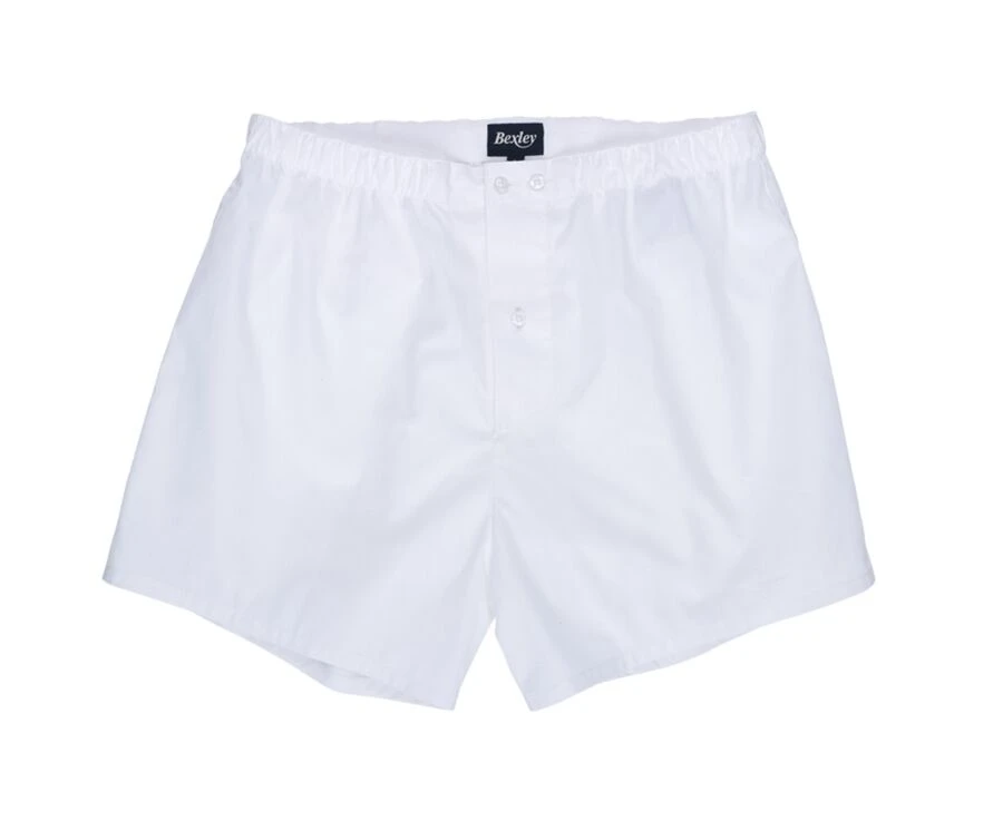 Boîte De 2 Caleçons Homme Uni Blanc Et Imprimé Navy Et Beige - ELON 3 Boîte De 2 Caleçons Homme Uni Blanc Et Imprimé Navy Et Beige - ELON