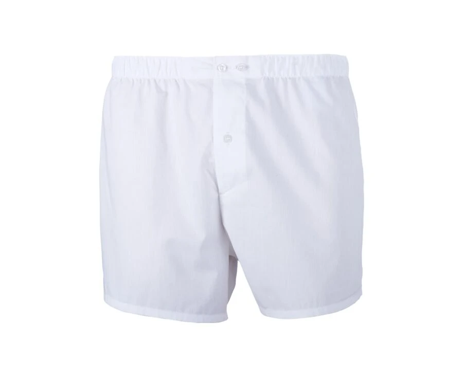 Boîte De 2 Caleçons Homme Uni Blanc Et Imprimé Navy Et Beige - ELON 4 Boîte De 2 Caleçons Homme Uni Blanc Et Imprimé Navy Et Beige - ELON – Image 2