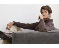 Pull Laine Col Montant Homme Marron Brun - KILTAN 10 Pull Laine Col Montant Homme Marron Brun - KILTAN -Boutique Pop Mey Edlich 014620bq kiltan marron brun 3