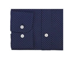 Chemise Marine Imprimée à Motif Rouge - PHILBERT 14 Chemise Marine Imprimée à Motif Rouge - PHILBERT -Boutique Pop Mey Edlich 0146509z philbert navy et rouge 6