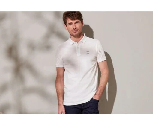 Polo Homme Léger Blanc - ALSTON 1 Polo Homme Léger Blanc - ALSTON -Boutique Pop Mey Edlich 01511004 alston blanc 1 1