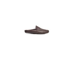 Chaussons Ouverts Homme Cuir Chocolat -Boutique Pop Mey Edlich 01513008 chausson ouvert double laine chocolat listing 14