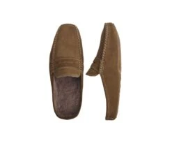 Chaussons Ouverts Homme Velours Chamois 14 Chaussons Ouverts Homme Velours Chamois -Boutique Pop Mey Edlich 01513034 chausson ouvert double laine velours chamois 3