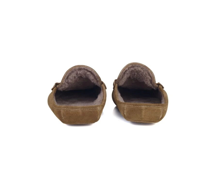Chaussons Ouverts Homme Velours Chamois 6 Chaussons Ouverts Homme Velours Chamois – Image 4