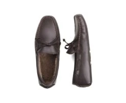 Chaussons Homme Cuir Chocolat 19 Chaussons Homme Cuir Chocolat -Boutique Pop Mey Edlich 01514008 chausson double laine veritable ii chocolat 3 1
