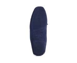 Chaussons Homme Croûte De Velours Marine -Boutique Pop Mey Edlich 01514016 chausson double laine veritable ii velours marine 21
